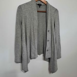Talbots Petites Grey Cardigan